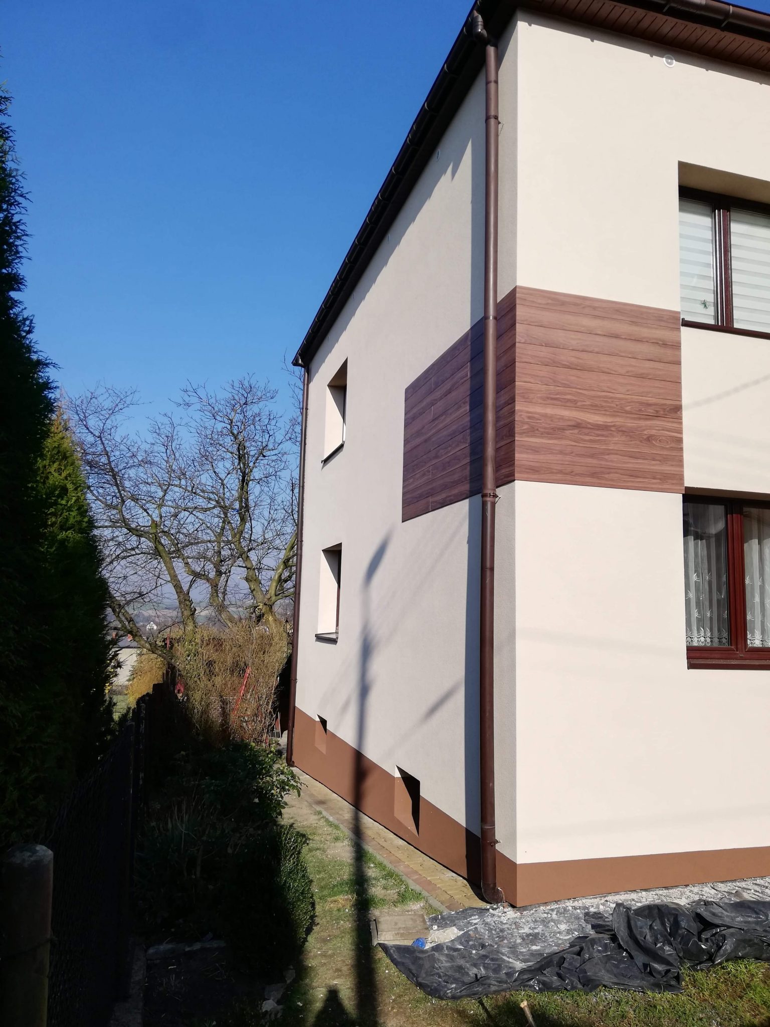 Realizacja elewacji domu jednorodzinnego